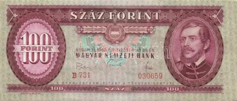 1968. 100Ft (2x) egymásutáni sorszámmal T:II