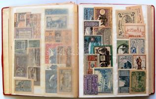 Rendkívül szép kb. 650 darabból álló kizárólag különféle osztrák szükségpénz gyűjtemény albumba rend...
