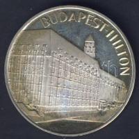 DN Modern emlékérem "Budapest-Hilton" Ag T:PP