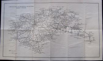 Magyar Királyi Államvasutak hálózati térképe