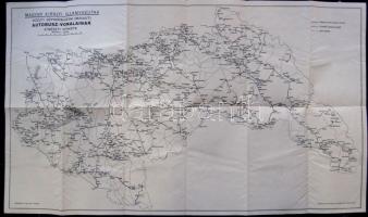 Magyar Királyi Államvasutak hálózati térképe