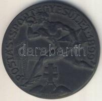 1899. "Postás Sportegyesület" díjérem II. helyezettnek T:2 szign. Klaudinyi