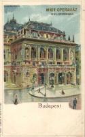 Budapest VI. Opera litho s: Rosenberger