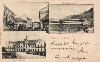 Brád with the Gurabárza stone pit and railway station (fl)
