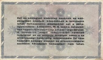 1946. 500.000AP (8x) T:I-,II