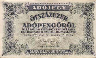 1946. 500.000AP (8x) T:I-,II