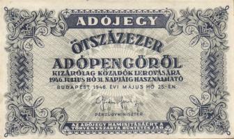 1946. 500.000AP (7x) T:I-,II