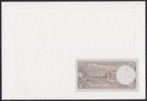 Banglades 1981. 5T dekoratív, nagyalakú bankjegyes, bélyeges borítékon T:I