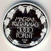 2008. 5000Ft "Tokaji Történelmi Borvidék" Ag T:PP