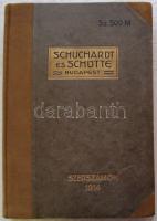 1914 Schuchardt és Schütte szerszámkatalógus ábrákkal és leírásokkal hibátlan állapotban