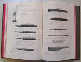 1914 Schuchardt és Schütte szerszámkatalógus ábrákkal és leírásokkal hibátlan állapotban