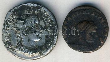 Római Császárság GORDIANUS III. 238-244. "FORT REDVX" Antoniniane Ag T:2-/3 + CONSTANTINUS II. 317-337 "CLARITAS REPVBLICAE" Follis T:3+/3