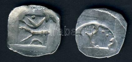 Vegyes házak 1200-as évek "Friesachi Dénár"/Bécsi fillér (2x) Magyarországon fizetőeszközk...