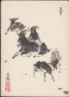 Állatok - 50 db zömmel modern magyar és külföldi képeslap, köztük egy dimenziós lap / 50 Animal card...