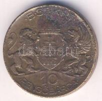 ~1930. B.SZ.K.R.T. 10P pengőbárca T:2 R!