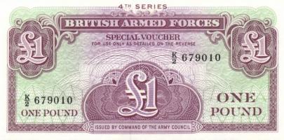 Nagy-Britannia/katonai kiadások 1948-1972. 5p, 10p, 50p, 1Ł (3x) 3 különféle, 5Ł T:I Összesen 7db! /...