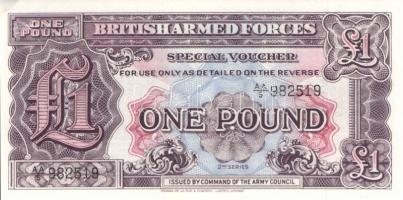 Nagy-Britannia/katonai kiadások 1948-1972. 5p, 10p, 50p, 1Ł (3x) 3 különféle, 5Ł T:I Összesen 7db! /...