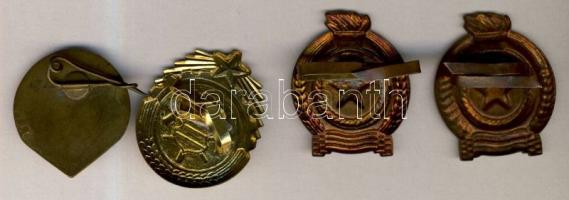 4db klf úttörő és egyéb szocialista kitűző T:vegyes