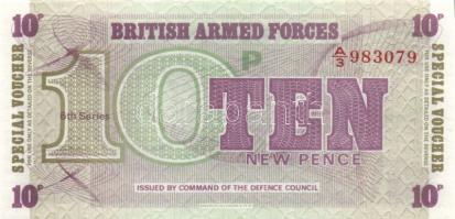 Nagy-Britannia/katonai kiadások 1948-1972. 5p, 10p, 50p, 1Ł (3x) 3 különféle, 5Ł T:I Összesen 7db! /...