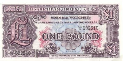 Nagy-Britannia/katonai kiadások 1948-1972. 5p, 10p, 50p, 1Ł (3x) 3 különféle, 5Ł T:I Összesen 7db! /...