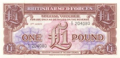 Nagy-Britannia/katonai kiadások 1948-1972. 5p, 10p, 50p, 1Ł (3x) 3 különféle, T:I Összesen 6db! / Gr...