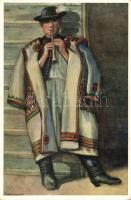 Hungarian folklore, Hortobágy shepherd artist signed