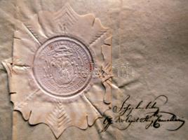 1834 Kinevezési okmány Kollár István püspök és Viber József pozsonyi prépost és későbbi püspök saját...