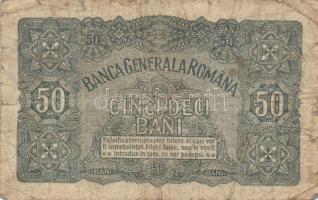 Románia/német megszállás 1917. 50B T:IV + 1L T:III + Románia 1920. 5L T:III / Romania/German occupat...
