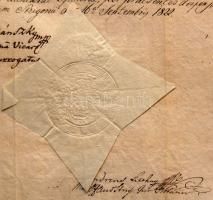 1822 Kinevezési okirat Jordánszky Elek, teológus, püspöké s Lipthay András püspök saját kezű aláírás...