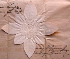 1846 Kinevezési okirat Kunszt József érsek és Mészáros Imre kanonok, író saját kezű aláírásával és p...