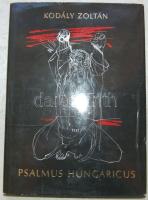Kodály Zoltán: Psalmus Hungaricus, Kass János rajzaival, Illusztrált papírborítóban, Zeneműkiadó 1977