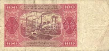 Lengyelország 1948. 20Zl + 50Zl + 100Zl (2x) T:III