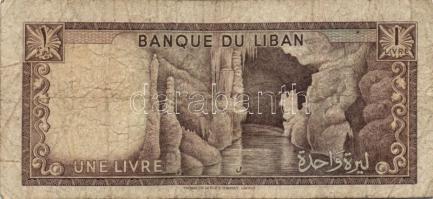 Libanon 1964-80. 1L (4x) 3különféle évszámmal T:III + 1967.5L T:III + 1986. 5L T:I + 1983. 25L T:I