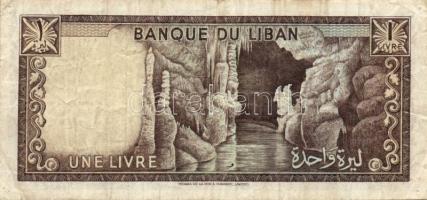 Libanon 1964-80. 1L (4x) 3különféle évszámmal T:III + 1967.5L T:III + 1986. 5L T:I + 1983. 25L T:I
