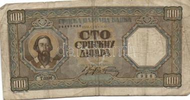 Jugoszlávia 1919. 1D T:III+ + 1921. 25P T:IV + Szerbia/német megszállás 1943. 100D (2x) T:IV