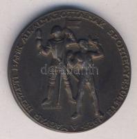 1927. A Magyar Nemzeti Bank alkalmazottainak sportegyesületének bronz emlékmedálja T:2