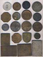 Több mint 30db emlékérem tétel a II. világháború előtti időszakból, szép darabokkal T:vegyes