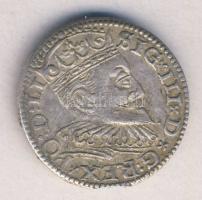 Lengyelország (Riga) 1595. 3Gr "Sigismund III." Ag T:2 pici ph.