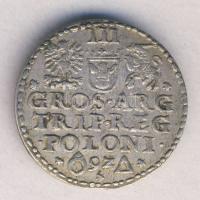 Lengyelország (Poloniae) 1592. 3Gr "Sigismund III." Ag T:2+