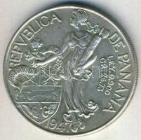 Panama 1947. 1B Ag "Vasco Nunez de Balboa" T:2