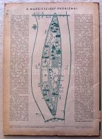 1944 Magyar Építőművészet folyóirat különszáma: Budapesti városkép tárgyalás, benne a Margit sziget ...