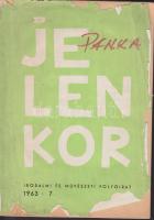 1963 Jelenkor folyóirat Balaton különszáma, benne többek között Pilinszky, Németh László és más neve...