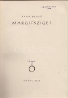 Rexa Dezső: Margitsziget Budapest, 1940. Officina. Számos képpel és illusztrációval Kiadói egészvászon kötésben (gerinc kissé sérült)