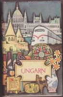 Boldizsár Iván (szerk): Ungarn. Magyarország útikönyv, képek helyett rajzokkal, Corvina 1962. Illusztrált papírborítóval