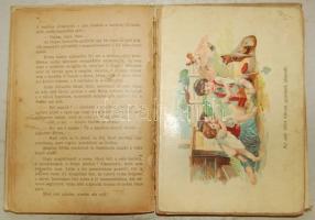 Szabóné Nogáll Janka: Elvira kisasszony. Bp. Ker. közlönykiadóvállalat 1903 Mesekönyv sok litho képp...