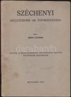 Imre Sándor: Széchenyi születésének 150. évfordulójára Budapest 1941