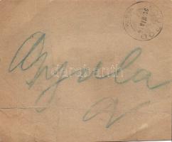 Address label for airmail covers "FP 368" -to Endrőd, there is again used to Gyula Levélkö...