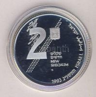 Izrael 1993. 2NSh Ag "Lázadás és hősiesség" eredeti díszdobozban T:PP / Israel 1993. 2NSh Ag "Revolt and heroism" T:PP