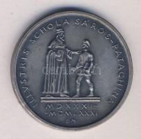1981. "Sárospataki iskola-II. Rákóczi Ferenc" fém emlékérem, szign.Borsos M. T:2 kis ph