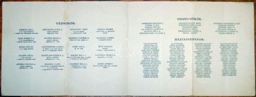 1926 Meghívó a Miskolci Joghallgatók Testületének Jogászbáljára